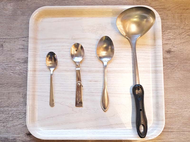 
Sorting Cutlery by Size